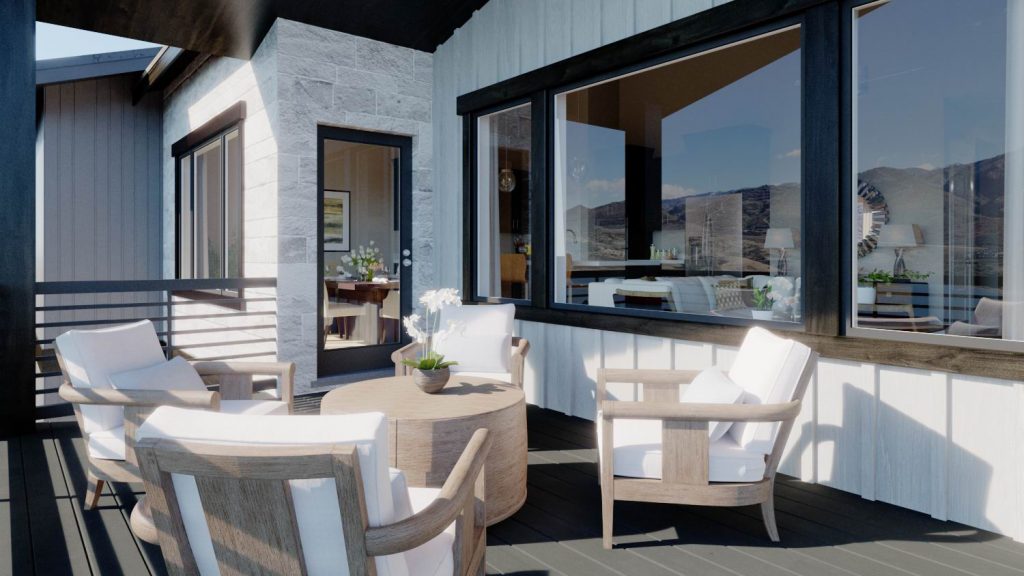 Shoreline Park City Utah, Cascade patio