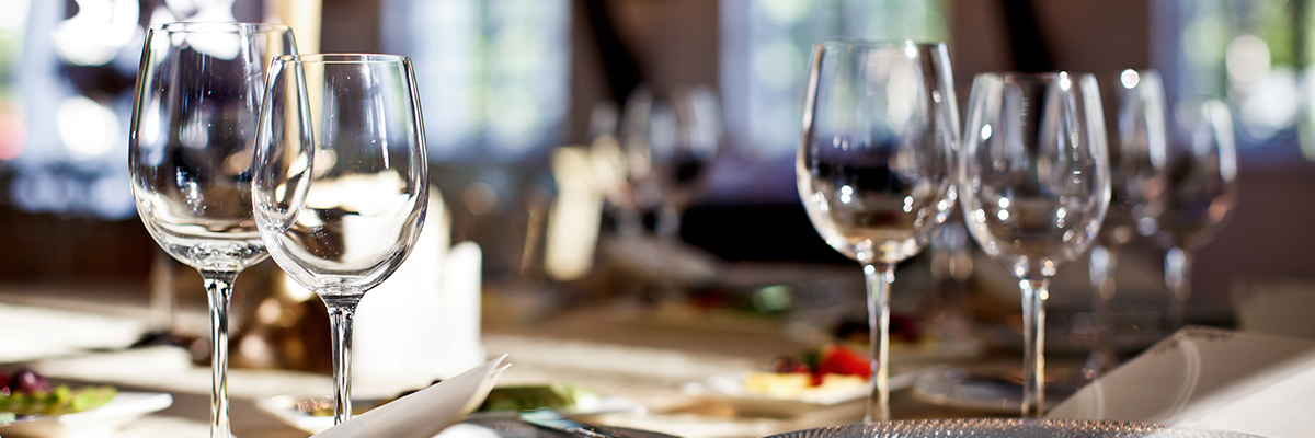 drinking wine at dinner party in Shoreline townhome