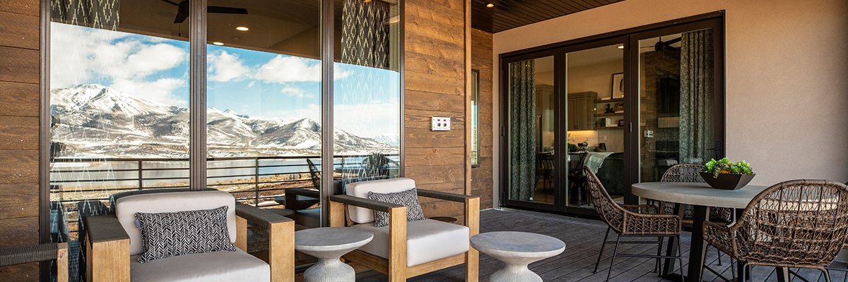 Shoreline Park City Utah Covered Deck