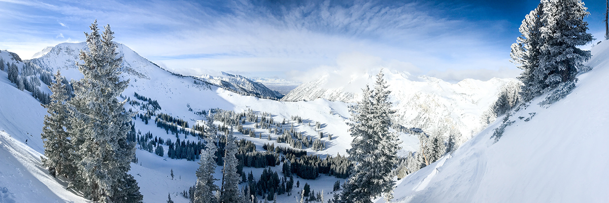 Snowy Park City Utah Mountains