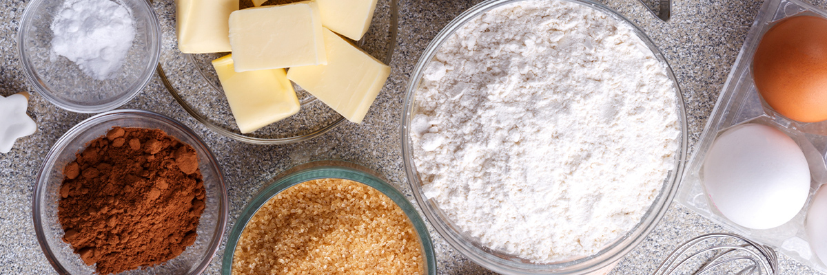 Ingredients for cooking holiday treats
