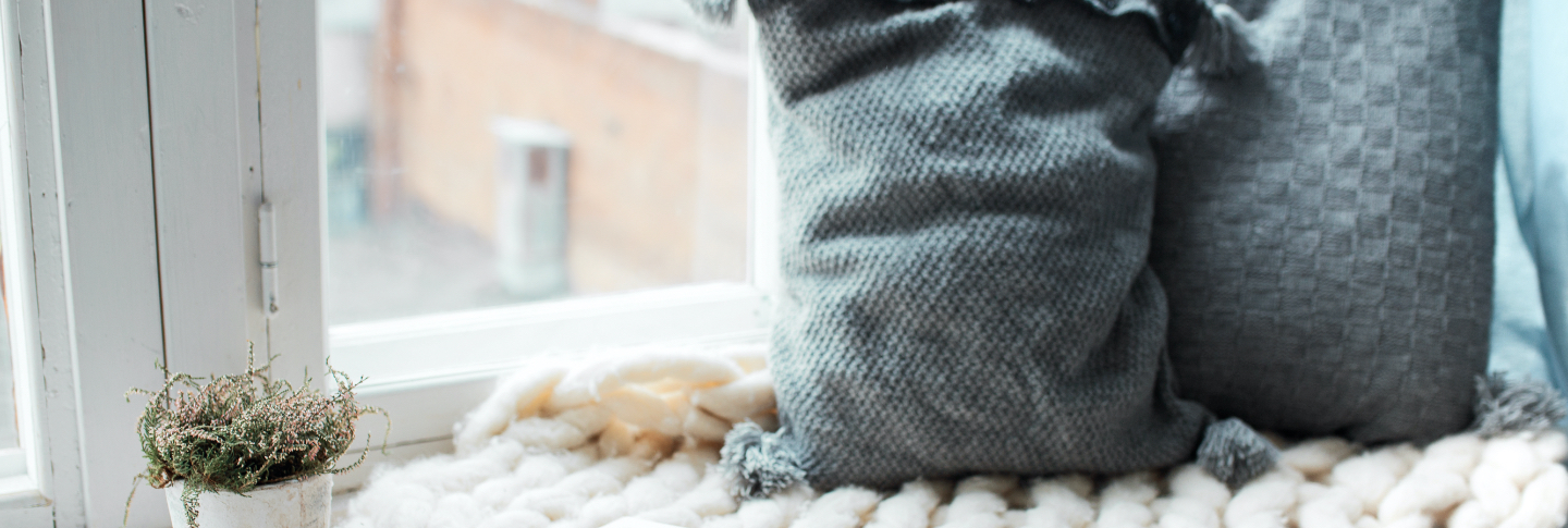 Pillows next to a window Shoreline Park City, Utah